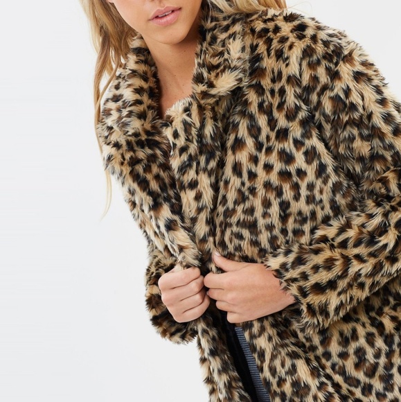 cotton on leopard jacket